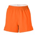 Soffe M037 Authentic Women's Junior Short in Orange size XL | Cotton Polyester