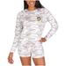 Women's Concepts Sport Camo Pittsburgh Penguins Encounter Long Sleeve Top & Short Set