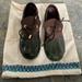 Tory Burch Shoes | Brand New Never Worn Tory Burch Duck Rain Shoes! | Color: Gold/Green | Size: 7