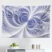 East Urban Home Ambesonne Art Abstract Tapestry, Abstract & Quirky Design Of Digitally Generated Fractal | 30 H x 45 W in | Wayfair