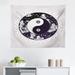 East Urban Home Ambesonne Mystic Tapestry, Yin-Yang w/ Round Pattern Represents The Universe Boho Design | 23 H x 28 W in | Wayfair