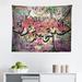 East Urban Home Urban Graffiti Tapestry, Wild Style Complex Creative Surreal Worlds Of Graffiti Comics & Paintings | 23 H x 28 W in | Wayfair