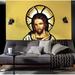 The Holiday Aisle® Jesus Wall Decal, Jesus Wall Sticker, Jesus Wall Decor Vinyl in Gray | 46 H x 46 W in | Wayfair 7EF31259E3B949F896BB2087F6CA3201