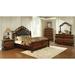 Astoria Grand Crass Tufted Standard Bed Wood and /Upholstered/Faux leather in Brown | 70.5 H x 64.25 W x 97.25 D in | Wayfair