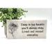 Trinx Edna Deep In Our Hearts Memorial Stone Stone in Gray | 4 H x 8 W x 0.25 D in | Wayfair 85913FA4A80D48458E5B64B6DAA5641E