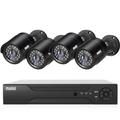 maisi 1080p CCTV Security Camera System, 8 Channel DVR Recorder with 4pcs 2MP Outdoor/Indoor Bullet Cameras (Easy Mobile and PC Access, App Push Alert, Waterproof, NO Hard Drive)