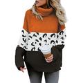 Modasua Women Turtleneck Sweaters Chunky Knit Pullover Sweaters Chunky Knit Jumpers Long Sleeve Casual Knitted Jumper Ladies Knitwear Pullover Tops Oversize Chunky Jumpers for Women UK 22-24