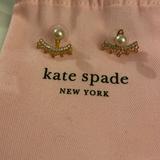 Kate Spade Jewelry | Kate Spade Pearl Stone Earring | Color: Gold | Size: Os
