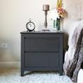 Red Barrel Studio® Nightstand Wood in Black/Brown/Gray | 15 H x 22.83 W x 24 D in | Wayfair 9E91D180DDC5461995C0AC47692BFF3B