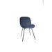 Corrigan Studio® Melnick Velvet Side Chair Upholstered/Velvet in Blue | 35 H x 20 W x 21 D in | Wayfair E82FC7DB74734D07B3501FC5AD4ED698