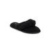 Women's Taryn Thong Slippers by MUK LUKS in Ebony (Size MEDIUM)