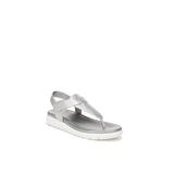Women's Lincoln Sandal by Naturalizer in Silver Leather (Size 10 M)