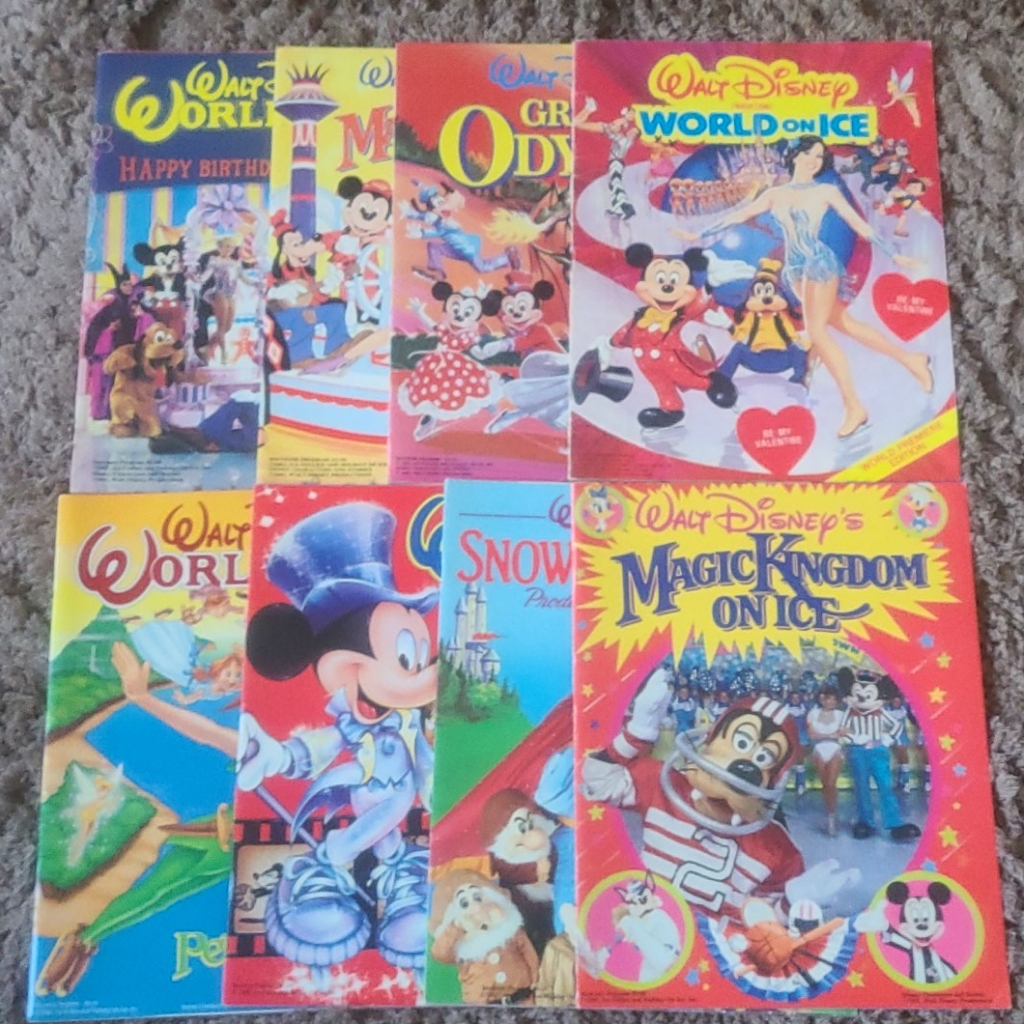 Disney Other | 8 Vtg 1980s Walt Disney On Ice Magazines | Color: Red | Size: Os