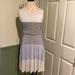 Athleta Dresses | Athleta Santa Maria Striped Tank Dress | Color: Blue/Gray | Size: L