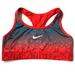 Nike Intimates & Sleepwear | Nike Hot Lipstick Red Activewear Sports Bra, Sz Xs | Color: Blue/Red | Size: Xs