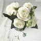 Bouquet de pivoines en soie 1 pièce accessoires de décoration pour la maison fête de mariage