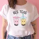 Bes Teas Boba Tea T-Shirt Cute Besties Bubble Tea Shirt Kawaii Best Friends Shirt Ulzzang