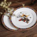 Horse Design Sophia China Britware QueSalad Assiette 8 po 10 po Sans logo