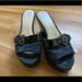 Coach Shoes | Coach Black Platform Wedge Shoes Size 8 | Color: Black | Size: 8