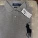 Polo By Ralph Lauren Shirts | Men’s Polo Ralph Lauren Big Pony Mesh Polo Shirt | Color: Black/Gray | Size: S