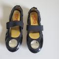 Michael Kors Shoes | Michael Kors "Lisa Black Patent" Flats Size 1 | Color: Black/Silver | Size: 1g