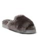 Fireside By Dearfoams Cairns - Womens 8 Grey Slipper Medium