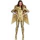 (PKT) (9906680) Adult Ladies Wonder Woman Gold Hero Costume (Large)