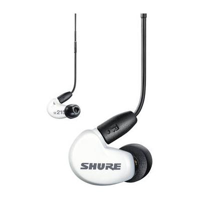 Shure SE215 Sound-Isolating In-Ear Stereo Earphones with RMCE-UNI Remote Mic Univ SE215DYWH+UNI