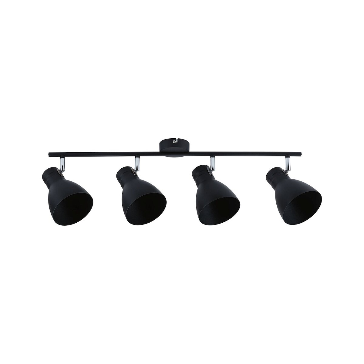 Paulmann Deckenstrahler Davy E27 230V max. 4x20W dimmbar Schwarz 66762 Image