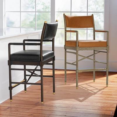 Get The Atlas Bar Counter Stool, Frontgate Counter Stools Leather