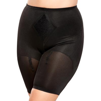 Plus Size Women's Firm Control Thigh Slimmer by Rago in Black (Size 38) Body Shaper