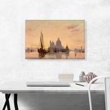 ARTCANVAS Venezia 1851 by E.W. Cook - Wrapped Canvas Painting Print Canvas | 18 H x 26 W x 0.75 D in | Wayfair COOKE12-1S-26x18