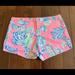 Lilly Pulitzer Shorts | Lilly Pulitzer Pink And Blue Floral Shorts Size 10 | Color: Blue/Pink | Size: 10