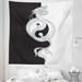 East Urban Home Kung Fu Tapestry, Oriental Themed Swirling Dragon w/ Yin Yang, Wall Hanging Decor For Bedroom Living Room Dorm, 30" X 45" | Wayfair