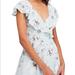 Free People Dresses | Free People Floral Wrap Dress! Amazing Condition! | Color: Blue | Size: Sj