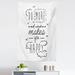 East Urban Home Ambesonne Saying Tapestry King Size, Do More Of What Makes You Happy Clouds Achievement Attitude Positivity Print | Wayfair