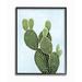 Stupell Industries Unique Desert Cactus Plant Prickly Pear Blue Green by Ziwei Li - Graphic Art Print Wood in Brown | 30 H x 24 W x 1.5 D in | Wayfair