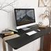 Inbox Zero Dojtcho Home Office 48" Height Adjustable Standing Desk Wood/Metal in Gray/Black | 48 W x 24 D in | Wayfair