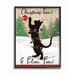 Stupell Industries Country Holiday Christmas Time Phrase Family Cat Scene by Andrea Tachiera - Graphic Art Print in Brown | Wayfair ab-245_fr_16x20