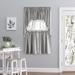 Eider & Ivory™ Celina Solid Color Tailored 57" Cafe Curtain Polyester in Gray | 24 H x 57 W in | Wayfair F71E2FA544824570B15C9648B98EAB9A