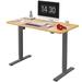 Inbox Zero Dojtcho Home Office 48" Height Adjustable Standing Desk Wood/Metal in Gray | 48 W x 30 D in | Wayfair A2EEF0FEFADE405299E62E008D73DE00