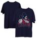 Men's Junk Food Navy Houston Texans Disney Mickey QB T-Shirt