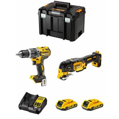 Kit DWK206 (DCD796 + DCS355 + 2 x 2,0 Ah + DCB107 + tstak vi) - Dewalt Image