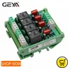 GEYA – Module de relais à 4 canaux Rail Din 1 SPDT 12 volts DC 24 volts DC 230vac 5vdc