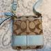 Coach Bags | Euc Authentic Coach Crossbody Bag | Color: Blue/Tan | Size: Os