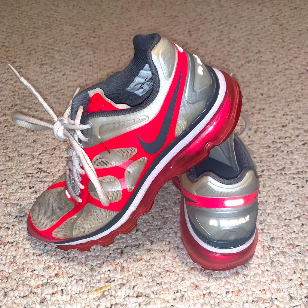 Nike Shoes | Euc Airmax Nike Tennis Shoes | Color: Gray/Pink | Size: 6