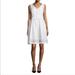 Kate Spade Dresses | Kate Spade Ribbon Organza Fit & Flare Dress - Ecu | Color: White | Size: 4