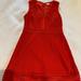 J. Crew Dresses | J Crew V Neck Red Cocktail Dress | Color: Orange/Red | Size: 8p