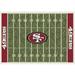 Imperial San Francisco 49ers 5'4'' x 7'8'' Home Field Rug