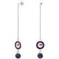 Women's New England Patriots Chain Pierce Shambala Earrings